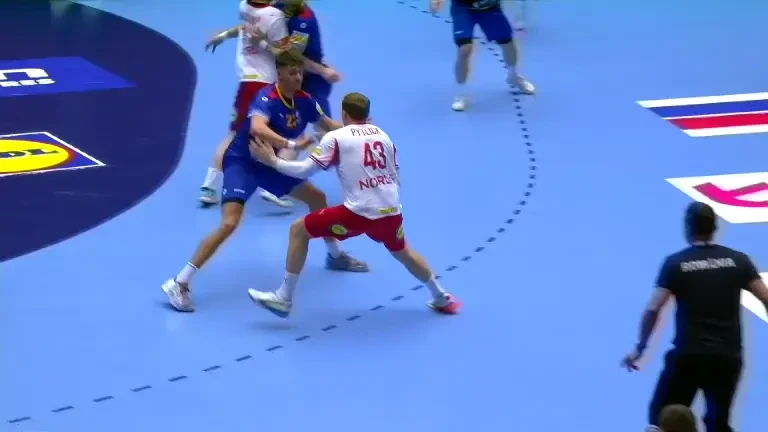 România - Danemarca la EURO de handbal | Finalul primei reprize